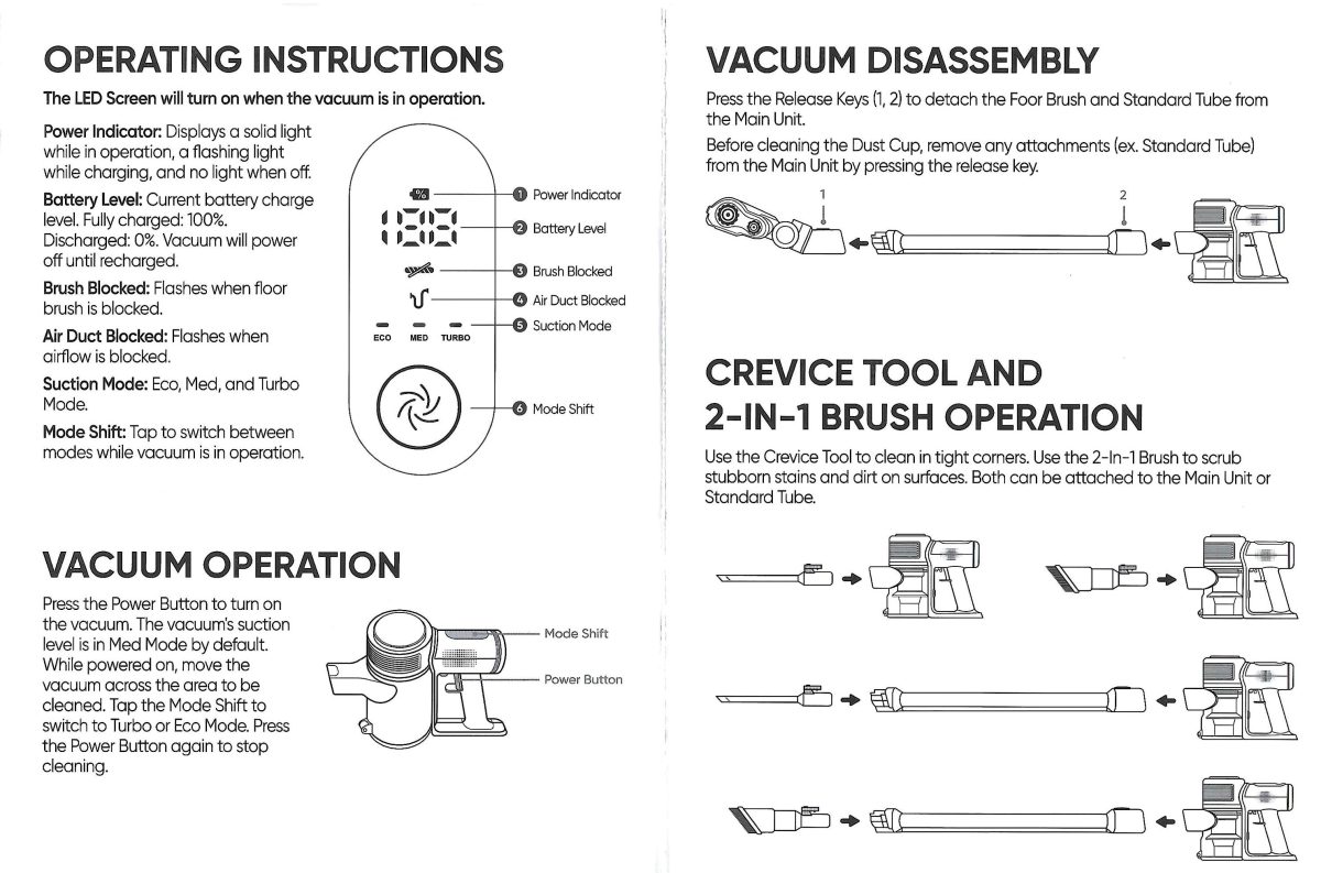 Wyze Cordless Vacuum instructions