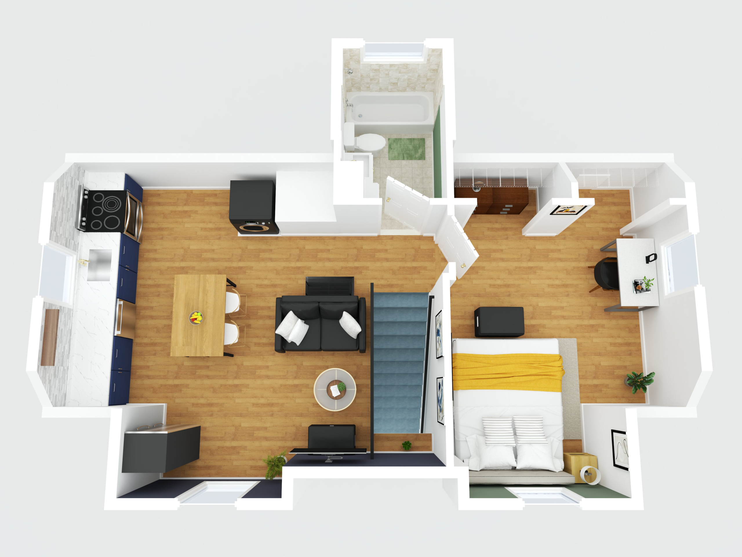 Stone2 3D floorplan